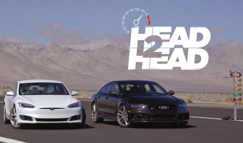 2017 Tesla Model S P100D vs. 2017 Audi RS7 Performance – Head 2 Head Ep. 88