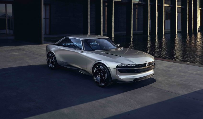 Peugeot reimagines their 504 Coupe into a modern, all-electric concept car