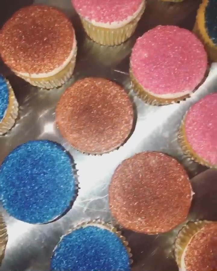 Flashing Lights cupcakes by  Thank you!  Shadows and pigments are almost sold ou…