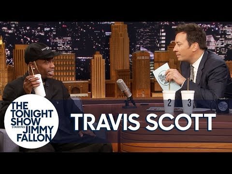Travis Scott Takes a Jamba Juice Taste Challenge on The Tonight Show