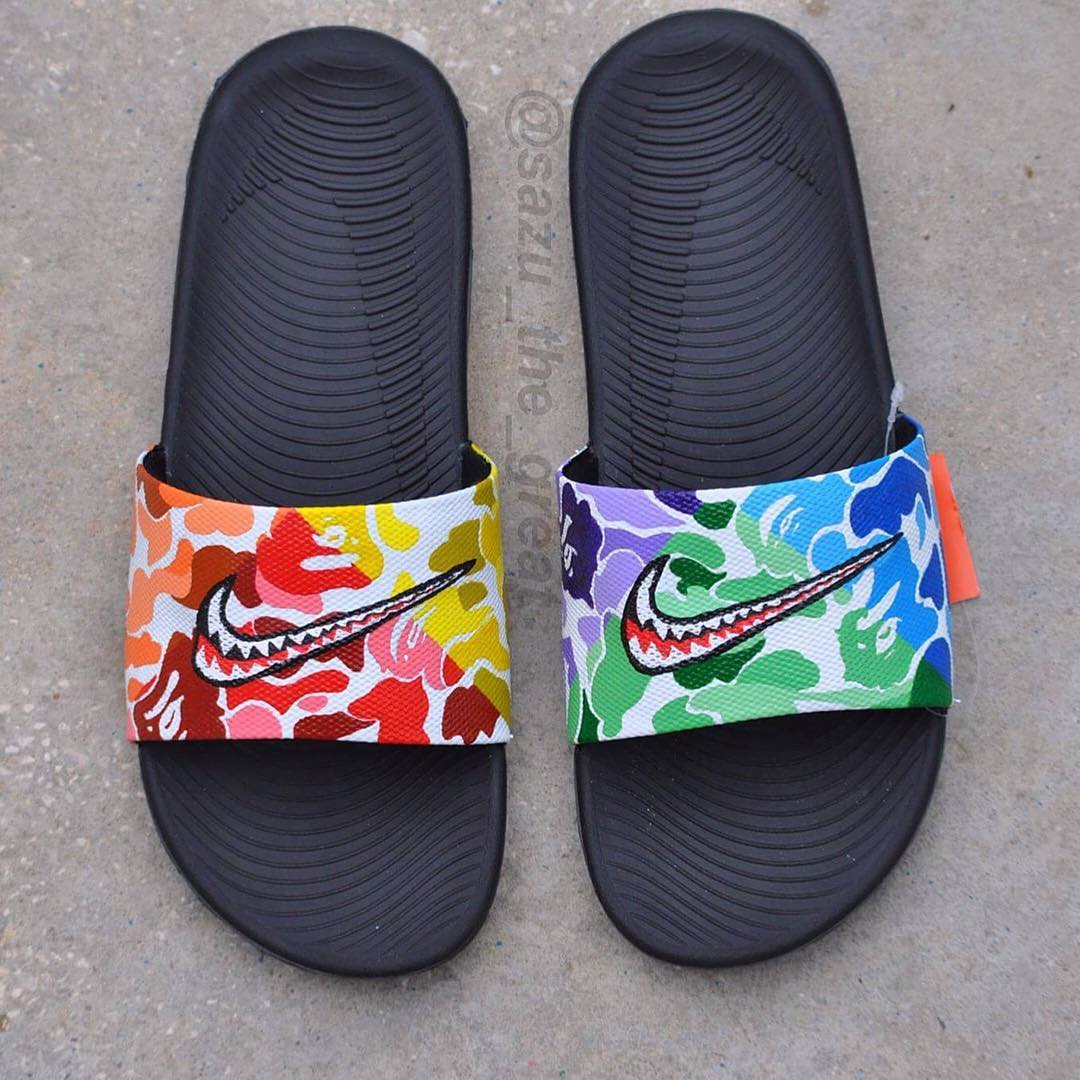 can you customize nike slides