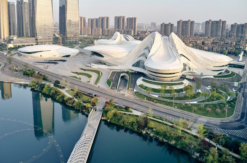 Zaha Hadid Architects’ Changsha Meixihu International Culture and Art Centre nears completion