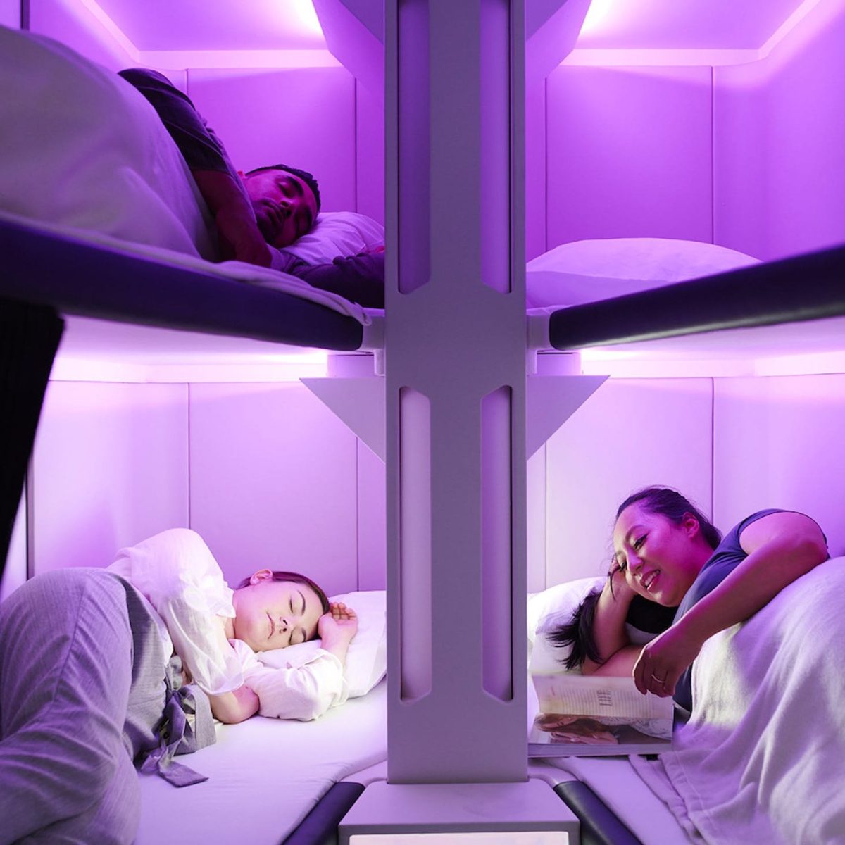 Air New Zealand’s Lie-Flat Beds for Economy Travel – COOL HUNTING