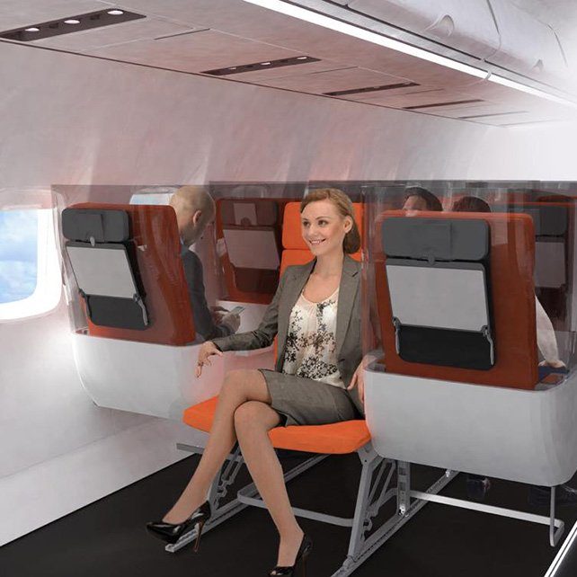 Avio Interiors Proposes Reverse Airplane Seating – COOL HUNTING®