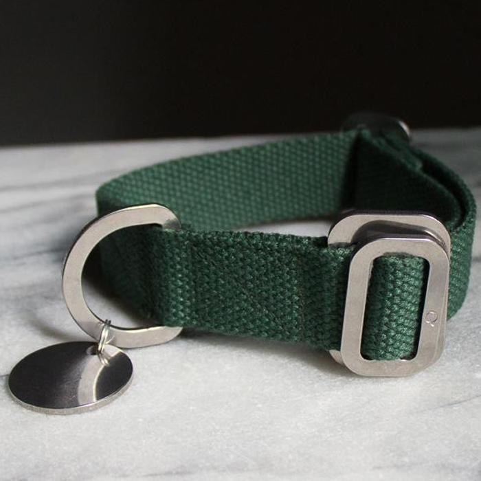 Green Cotton Weave Dog Collar – COOL HUNTING®