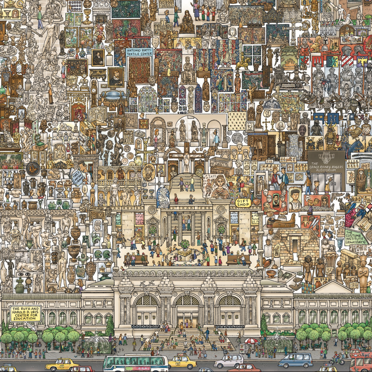 John Kerschbaum’s Epic, Illustrated Map of the Metropolitan Museum of Art – COOL HUNTING®