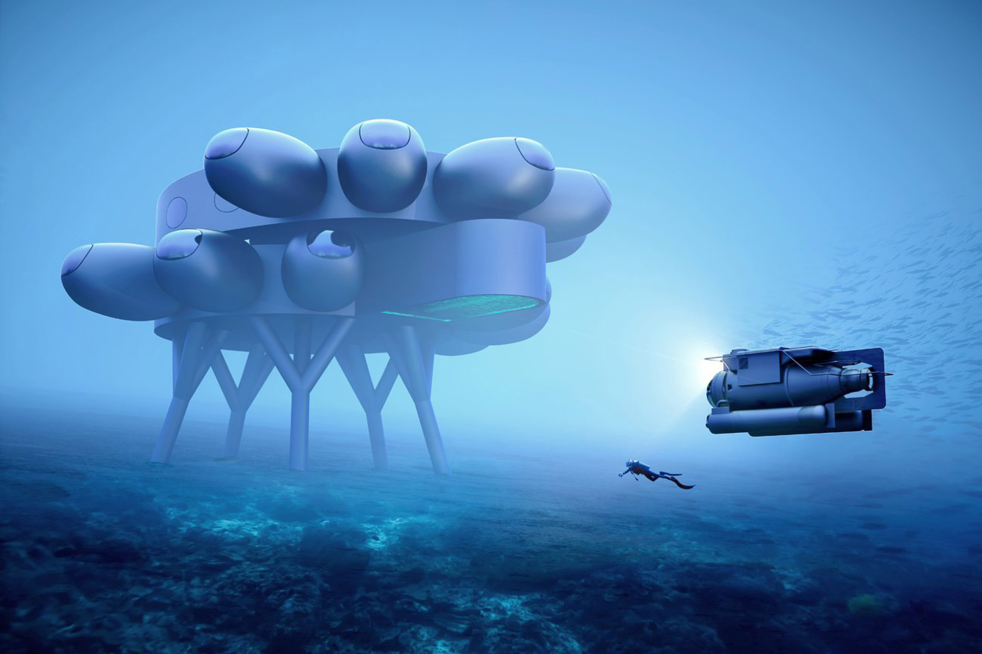 Proteus Underwater Habitat | Uncrate