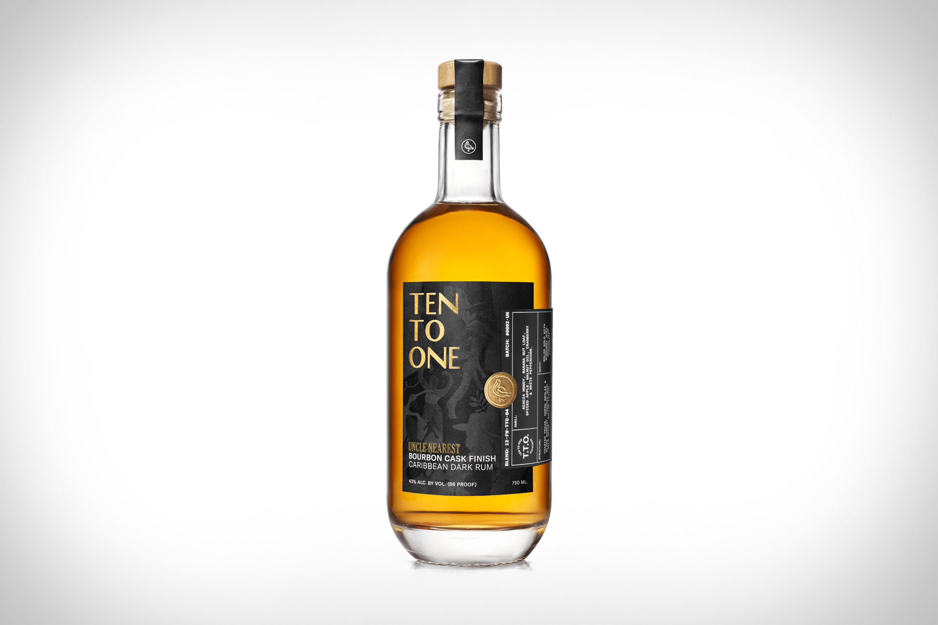 Ten to One x Uncle Nearest Bourbon Cask Finish Rum