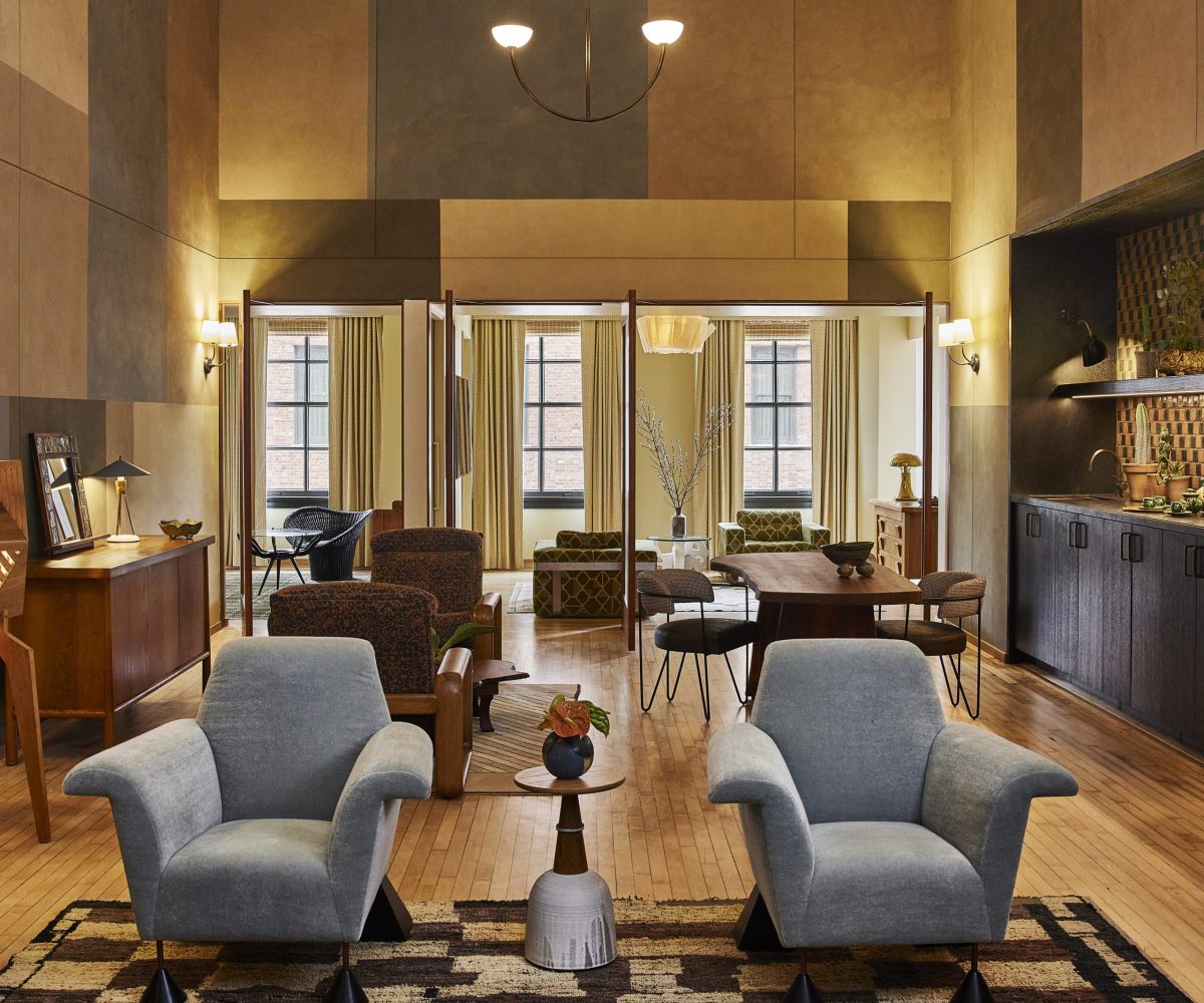 At The DTLA Proper Hotel, Kelly Wearstler Converts a Former YWCA Basketball Court Into a Sophisticated Suite – COOL HUNTING®