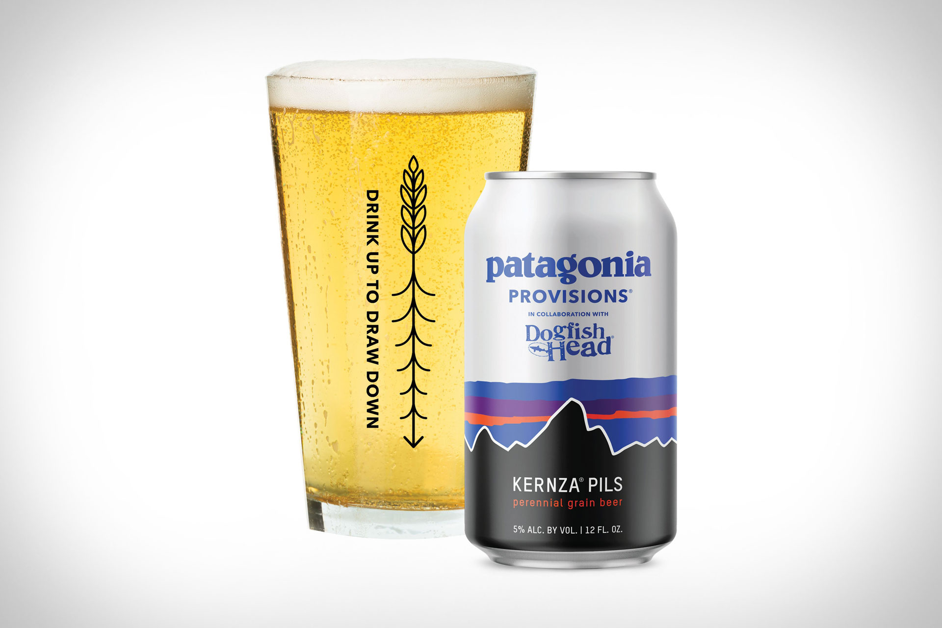 Patagonia x Dogfish Head Kernza Pils Beer