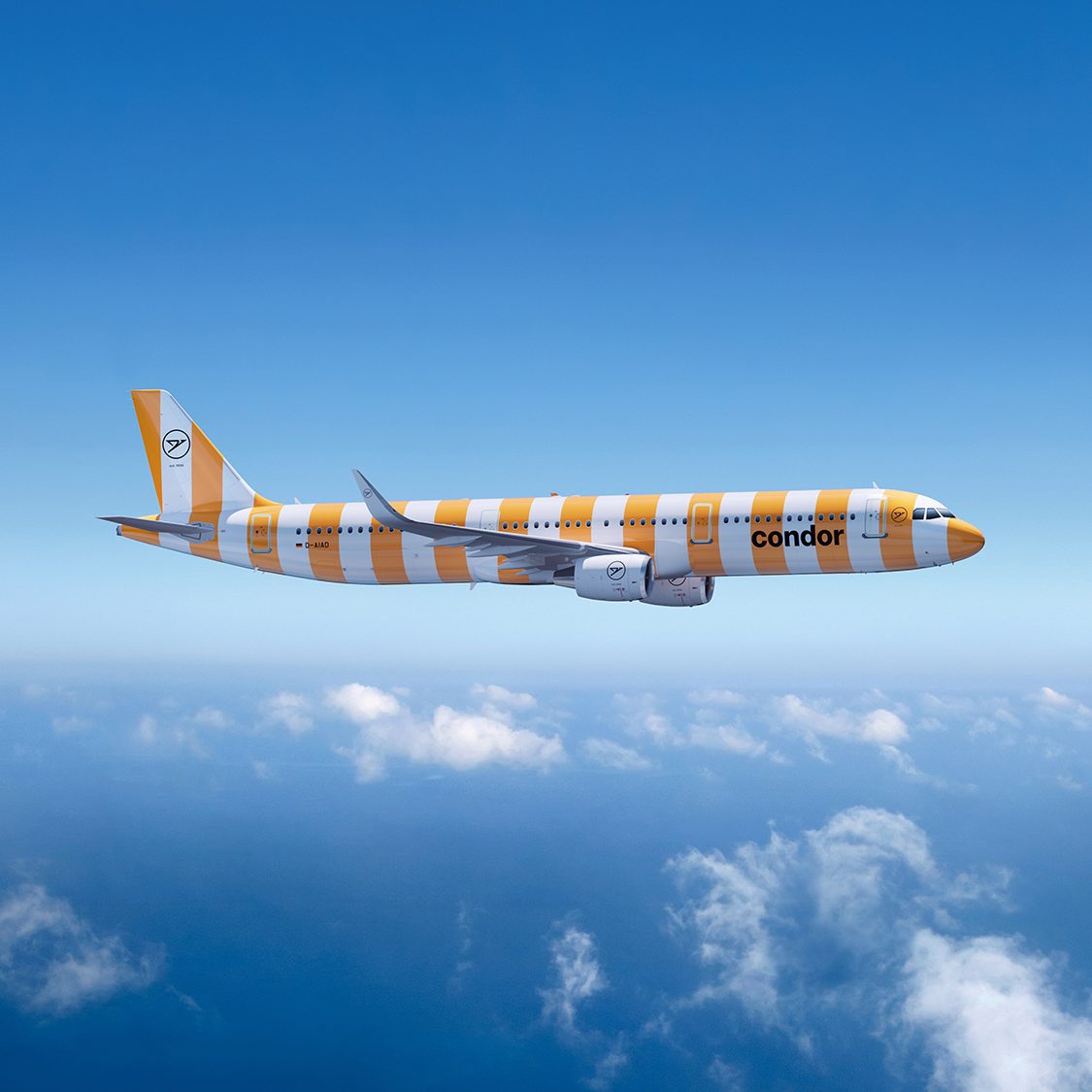 German Airline Condor Debuts Whimsical Striped Airplanes – COOL HUNTING®