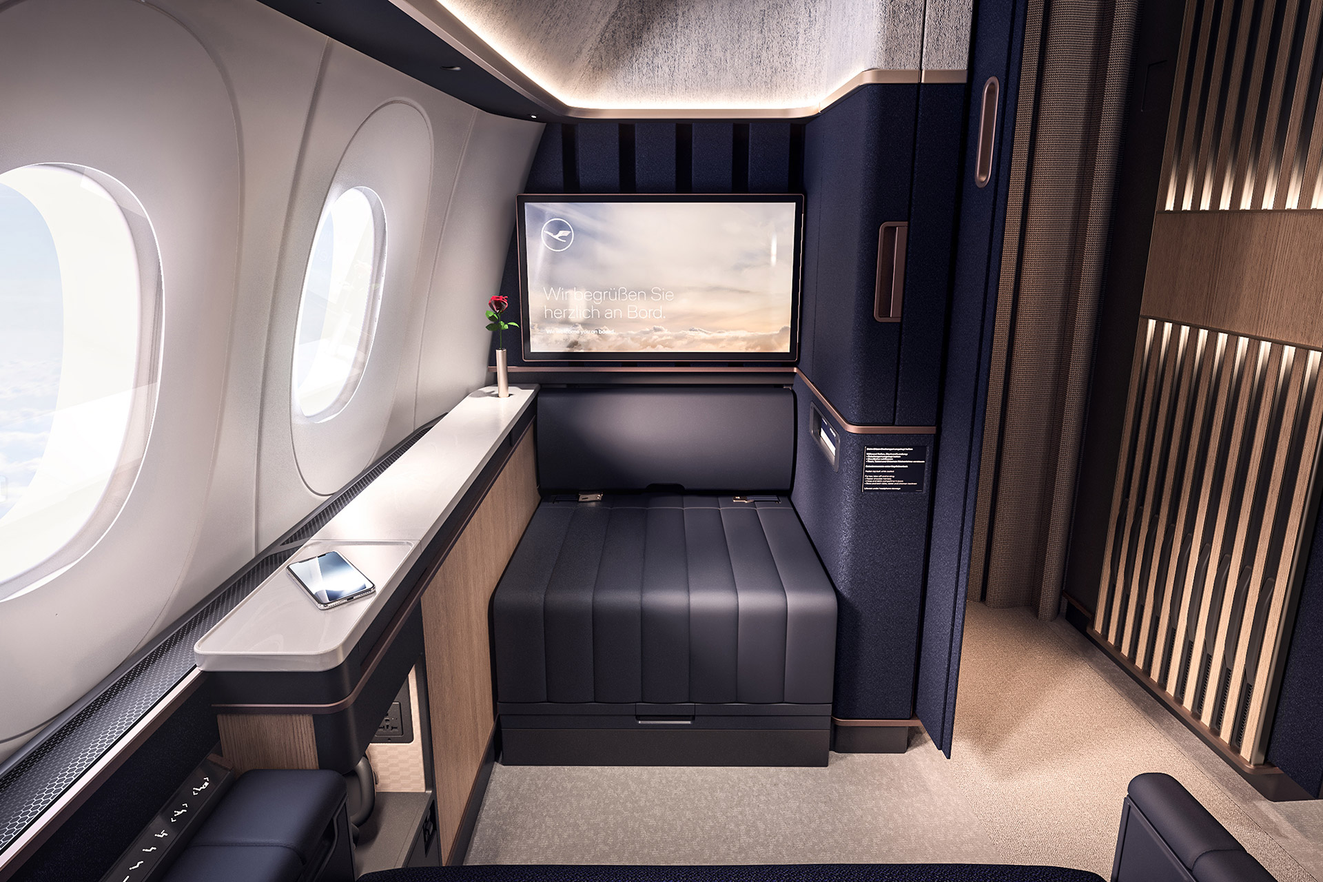 Lufthansa First Class Suites | Uncrate