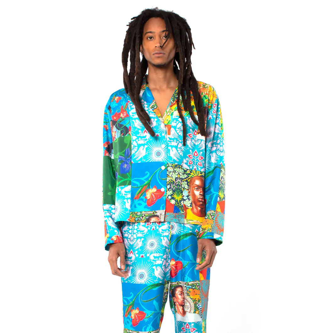 Kehinde Wiley Tiled Silk Pajama Set – COOL HUNTING®
