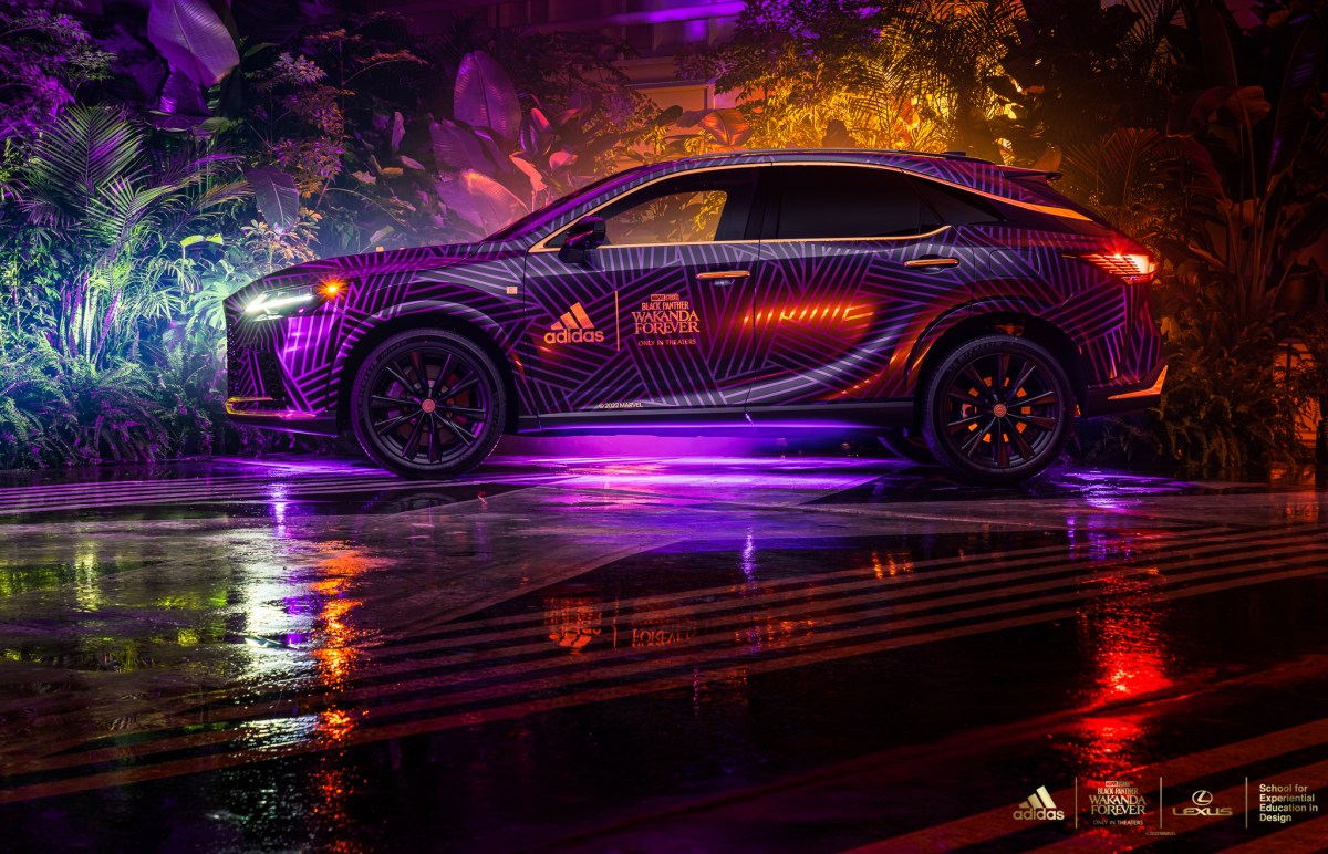 The “Black Panther”-Inspired Lexus RX 500h “Vibe-Branium,” Designed by adidas SEED Students – COOL HUNTING®