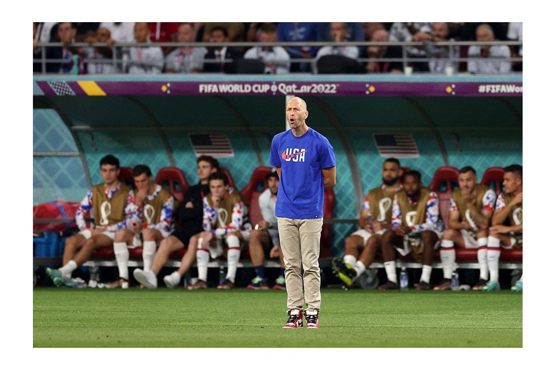 Gregg Berhalter Wears Air Jordan 1 High OG “Lost & Found” in USMNT’s Round of 16 World Cup Game