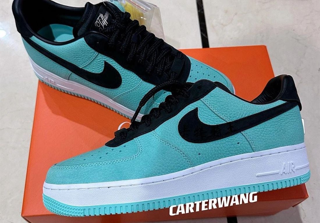Check Out the Tiffany & Co. x Nike Air Force 1 Low ’1837’ Sample